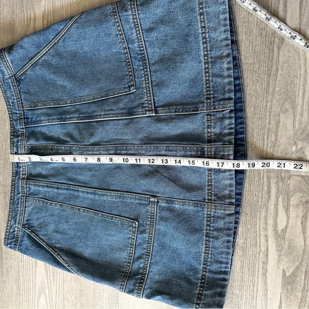 CAbi Blue Denim Mini Skirt - Picture 11 of 11